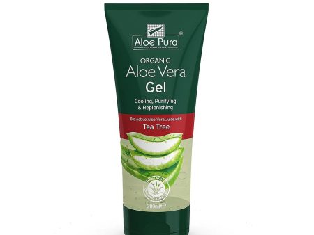 Aloe Pura | Aloe Vera Gel + Tea Tree | 200ML For Cheap