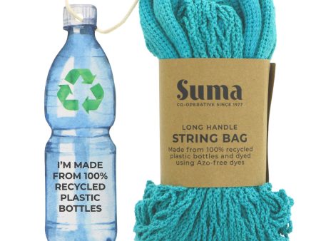 Suma | String Bag-Lg Handles-Teal | bag Discount