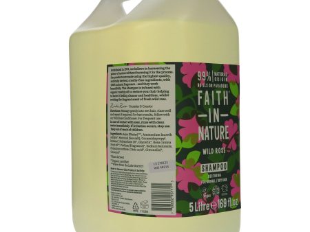 Faith In Nature | Shampoo - Wild Rose | 5L Supply