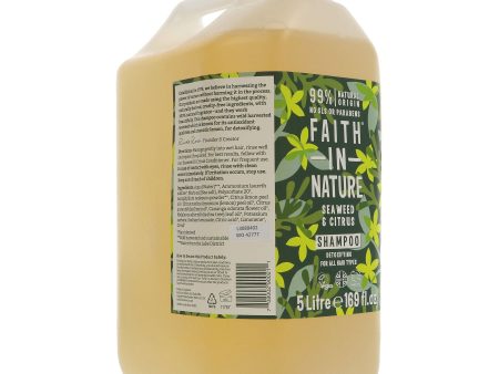 Faith In Nature | Shampoo - Seaweed & Citrus | 5L Supply