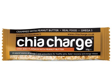 Chia Charge | Peanut Butter flapjack | 50g For Cheap