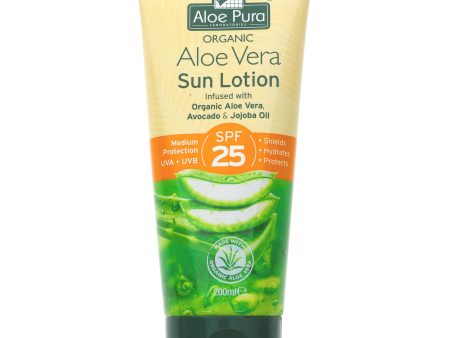 Aloe Pura | Aloe Vera Sun Lotion Spf 25 | 200ML For Sale