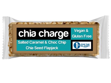 Chia Charge | Vegan Salt Caramel Choc & Chia Flapjack | 30g Online Sale