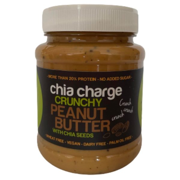 Chia Charge | Peanut Butter with Chia Seeds Crunchy | 350g Online