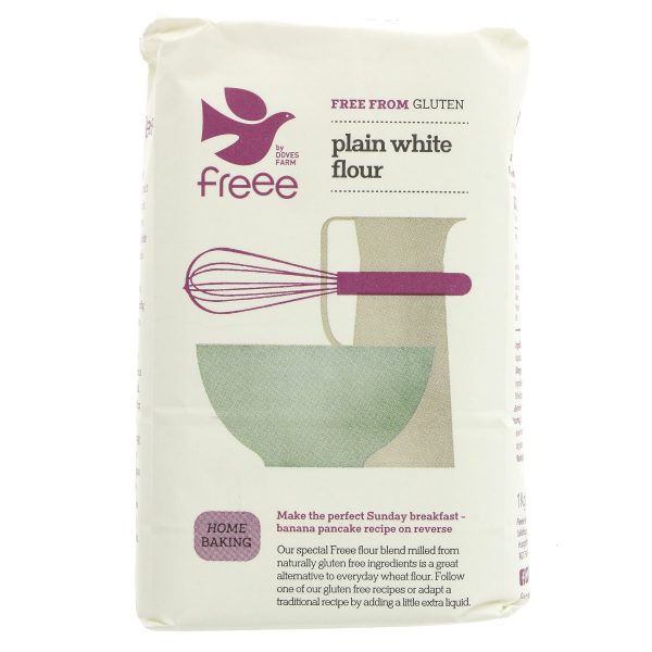 Doves Farm | Gluten Free Plain White Flour | 1kg Hot on Sale