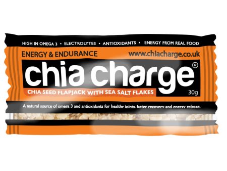 Chia Charge | Sea Salt Flakes Chia Seed Flapjack | 30g Cheap