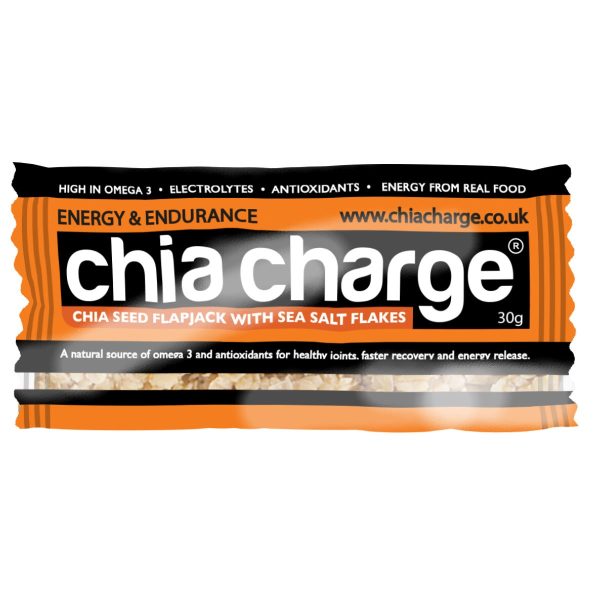 Chia Charge | Sea Salt Flakes Chia Seed Flapjack | 30g Cheap