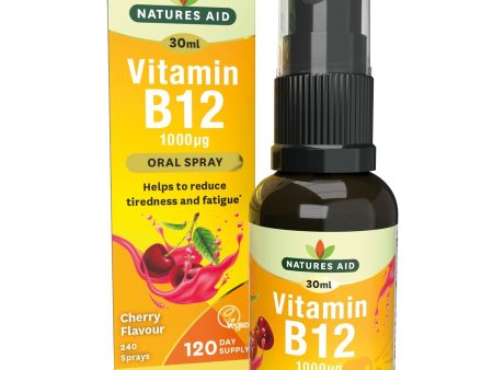 Natures Aid | Vitamin B12 Daily Oral Spray | 30ml Sale