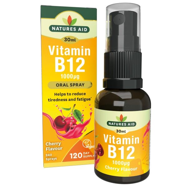 Natures Aid | Vitamin B12 Daily Oral Spray | 30ml Sale