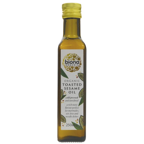 Biona | Toasted Sesame Seed Oil | 250ml For Sale