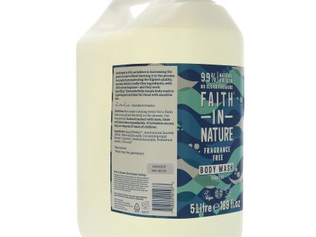 Faith In Nature | Body Wash - Fragrance Free | 5L Hot on Sale