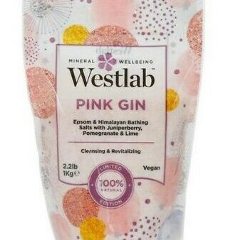 Westlab | Pink Gin Bathing Salts | 1Kg For Discount