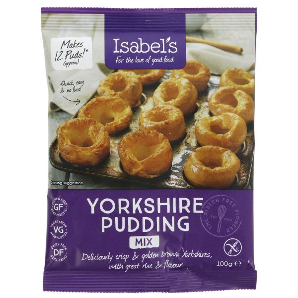 Isabels | Yorkshire Pudding Mix - G free | 100G Hot on Sale