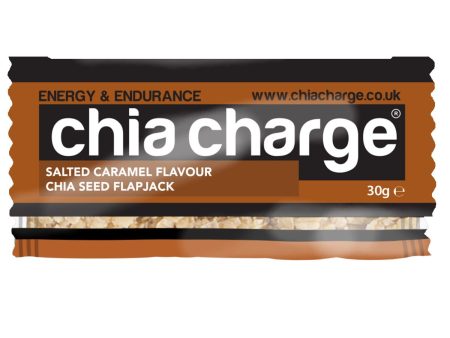 Chia Charge | Salted Caramel Chia Seed Flapjack | 30g For Sale