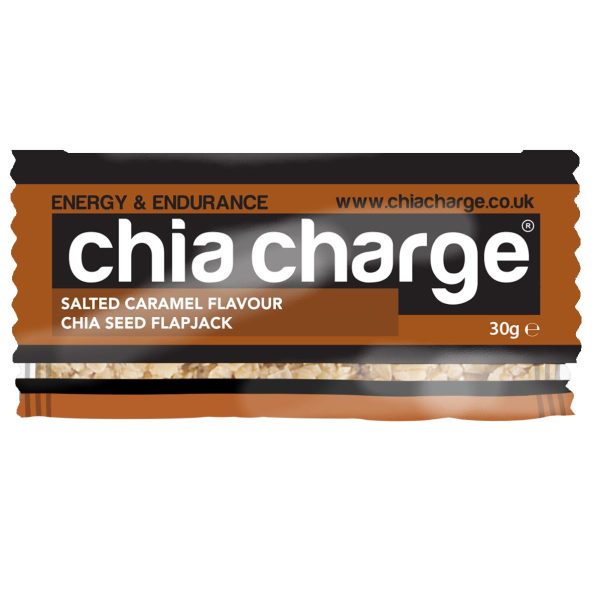 Chia Charge | Salted Caramel Chia Seed Flapjack | 30g For Sale