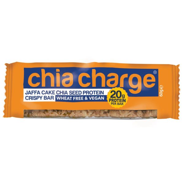 Chia Charge | Protein Crispy Bar Jaffa Cake | 60g Online Hot Sale