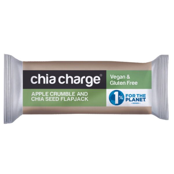 Chia Charge | Vegan Apple Crumble & Chia Flapjack | 30g Online Sale