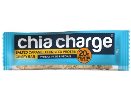 Chia Charge | Salted Caramel Chia Seed Protein Bar | 60g Cheap