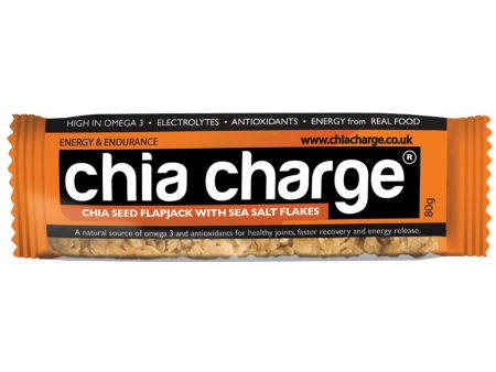 Chia Charge | Sea Salt Flakes Chia Seed Flapjack | 80g Sale