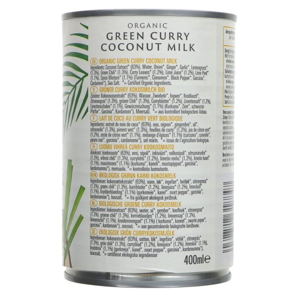 Biona | Coconut Milk Green Curry | 400ml Hot on Sale