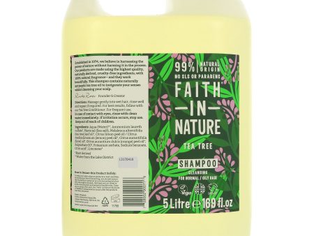 Faith In Nature | Shampoo - Tea Tree | 5L Fashion