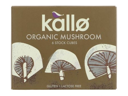 Kallo | Mushroom Stock Cubes | 66g Online now