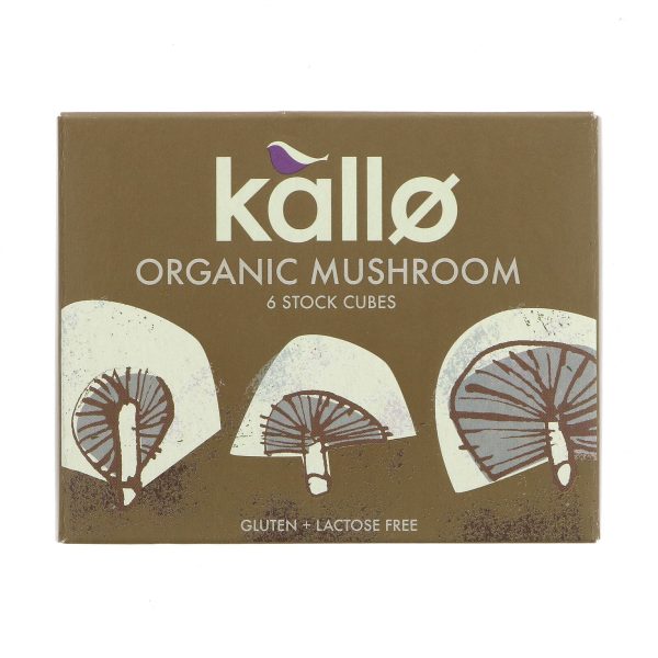 Kallo | Mushroom Stock Cubes | 66g Online now