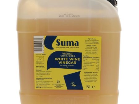 Suma | Organic White Wine Vinegar | 5l on Sale