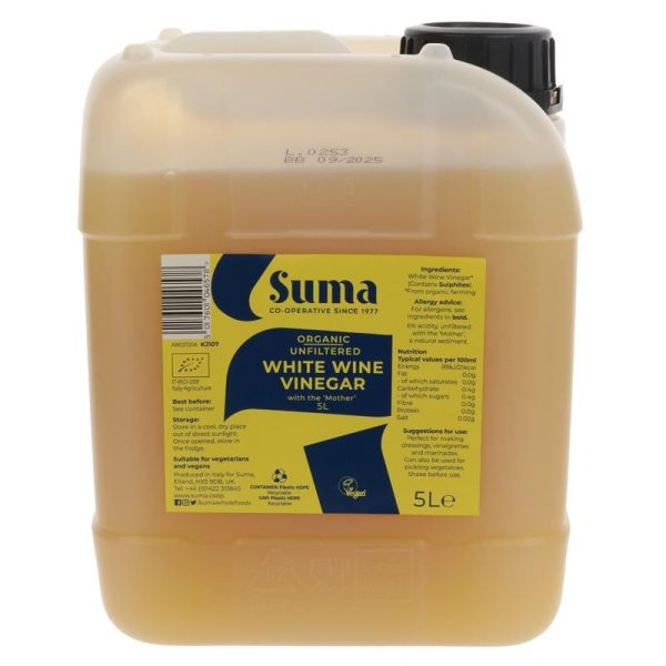 Suma | Organic White Wine Vinegar | 5l on Sale