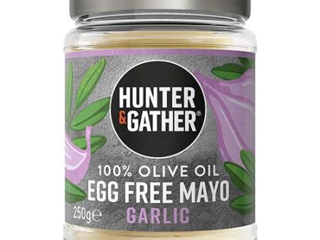 Hunter And Gather | Egg Free Olive Oil Mayo - Garlic | 250g For Sale