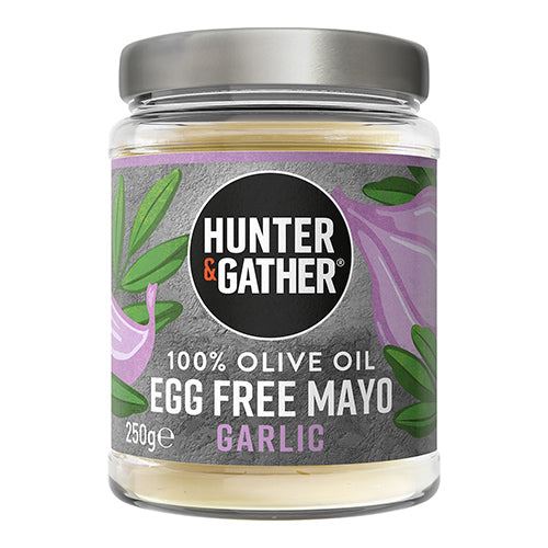 Hunter And Gather | Egg Free Olive Oil Mayo - Garlic | 250g For Sale