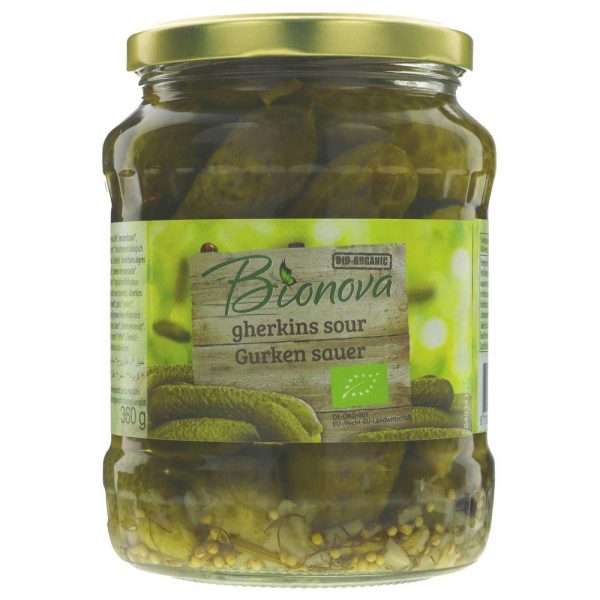 Bionova | Gherkins - Sour | 670g Supply