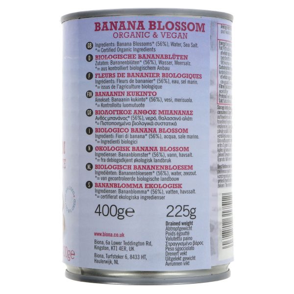 Biona | Banana Blossom In Salted Water | 400G Cheap