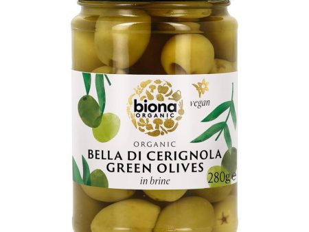 Biona | Italian Pitted Green Olives | 280g Online