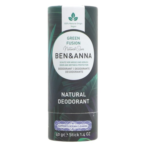 Ben & Anna | Soda Deodorant - Green Fusion | 40g Cheap