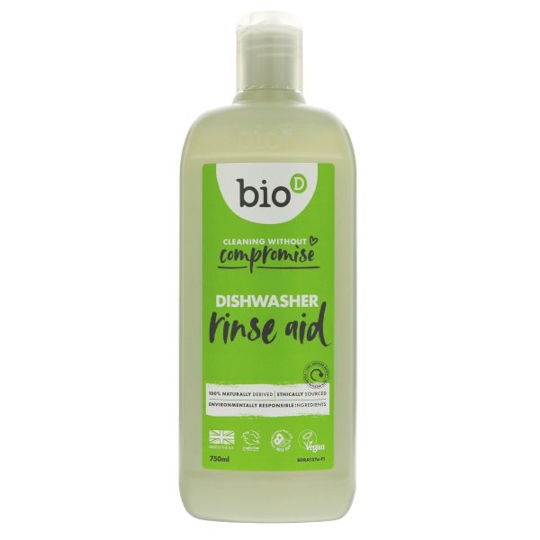 Bio D | Dishwasher Rinse Aid - Suitable for all dishwashers | 750ml Online Sale