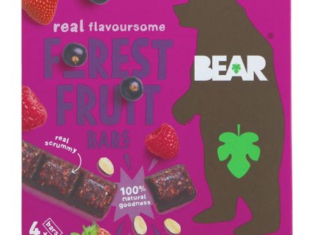 Bear | Forest Fruit Bars - Multipack - contains cashew nuts | 4 x 27g For Cheap