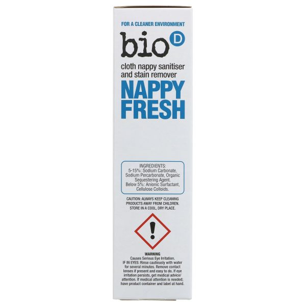 Bio D | Nappy Fresh - Santiser & Stain Remover | 500g Supply