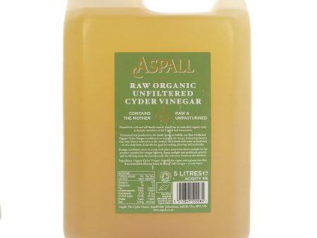 Aspall | Raw Unfiltered Cyder Vinegar | 5L on Sale