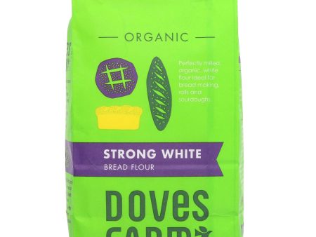 Doves Farm | Strong White Bread Flour - Green Bag Green Logo | 1.5kg Online now