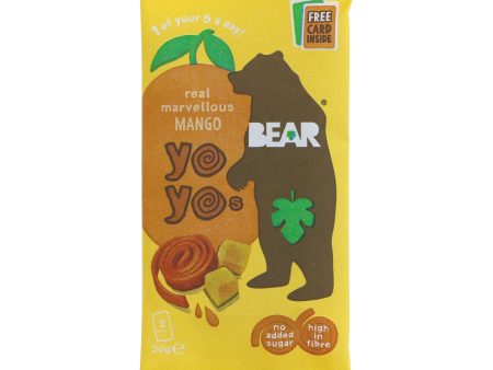 Bear | Yoyo Pure Fruit Rolls - Mango | 20G Online Hot Sale