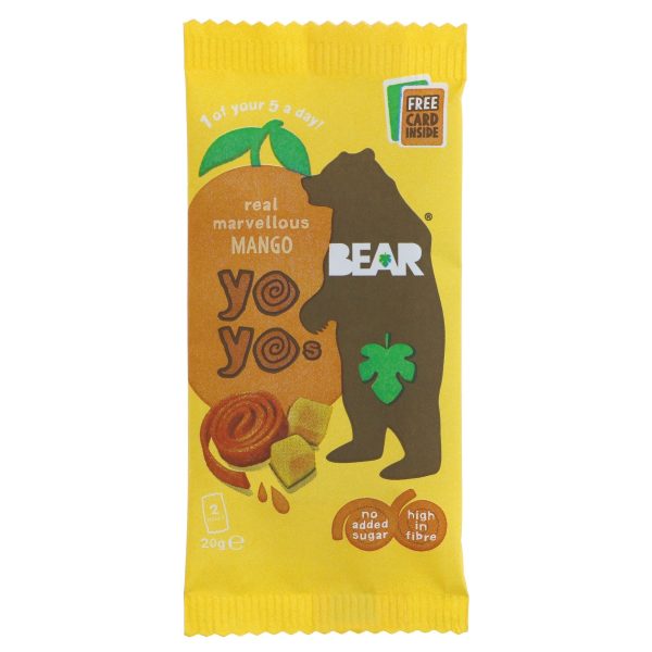 Bear | Yoyo Pure Fruit Rolls - Mango | 20G Online Hot Sale