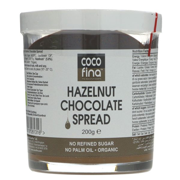 Cocofina | Hazelnut Chocolate Spread -Org | 200g For Discount