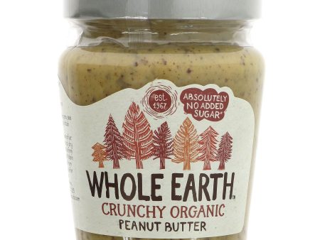 Whole Earth | Peanut Butter -crunchy Organic | 227G Sale