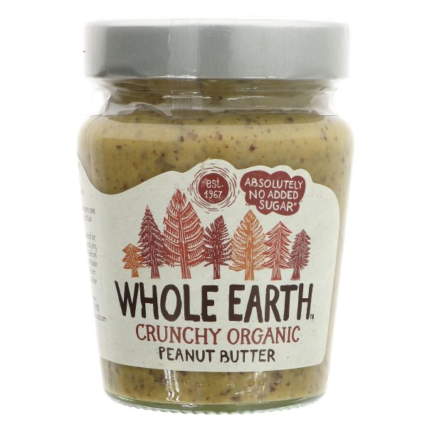 Whole Earth | Peanut Butter -crunchy Organic | 227G Sale