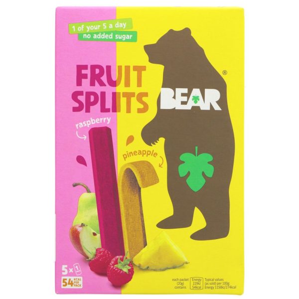 Bear | Splits Pineapple & Raspberry | 100g For Discount