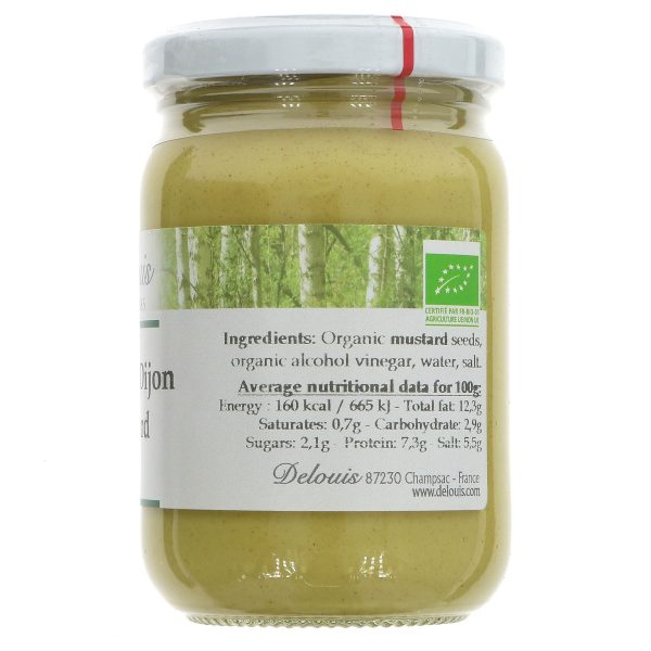 Delouis | Organic Dijon Mustard | 200g For Sale