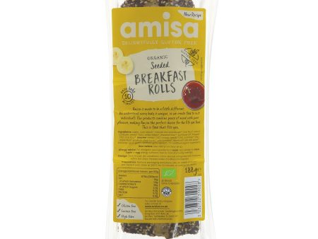 Amisa | Seeded Breakfast Rolls | 188g Discount