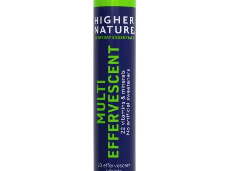 Higher Nature | Multi Vitamin Effervescent | 20 tablets Cheap