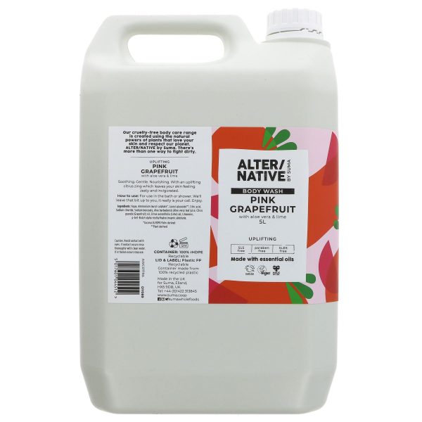 Alter Native | Body Wash - Pink Grapefruit - Uplifting with lime | 5l Supply